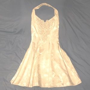 Ivory Halter Dress